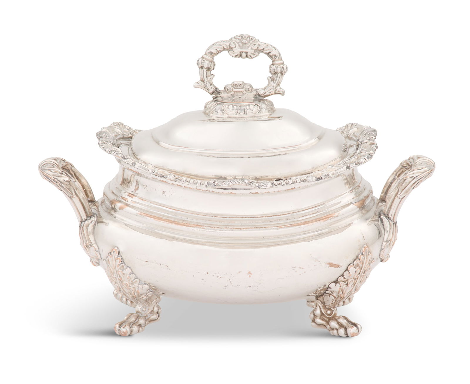 George IV Old Sheffield Plate Sauce Tureen (1 of 2)