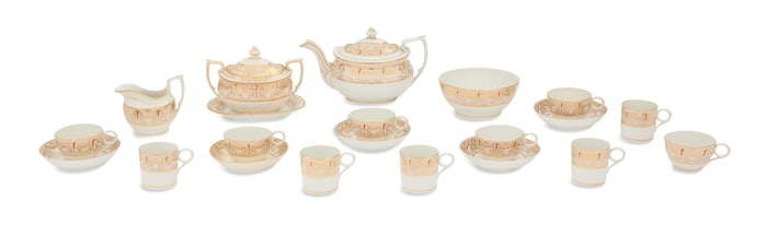 Worcester Porcelain Tea and Coffee Service