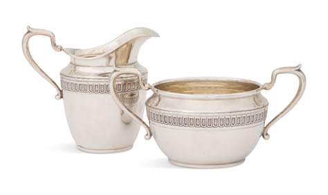 Gorham/Durgin Sterling Silver Cream and Sugar Set