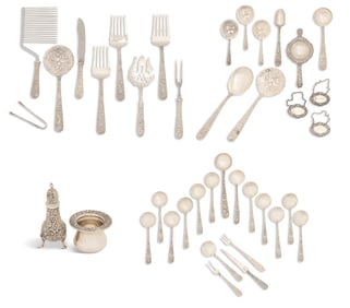 Kirk & Son "Repousse" Sterling Flat- & Tableware