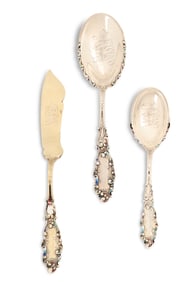 Gorham “Luxembourg?? Enameled Serving Pieces