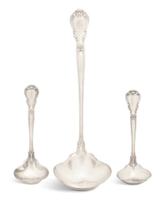 Three Gorham "Chantilly" Sterling Silver Ladles
