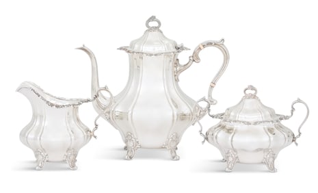 Gorham "Strasbourg" Sterling Silver Coffee Set