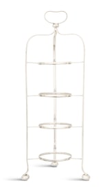 Edwardian Silverplate Plate Stand