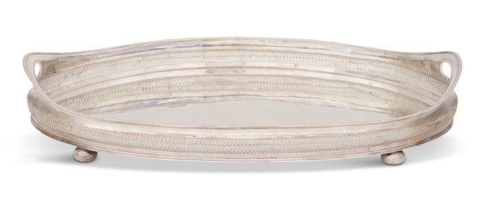 Edwardian Silverplate Tea Tray