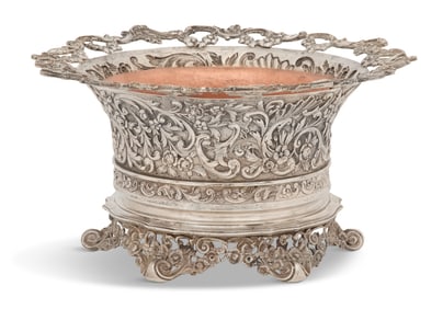 Impressive George V Sterling Silver Jardiniere