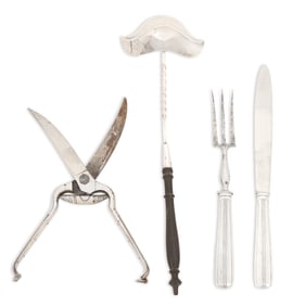 Four European Serving Pieces
