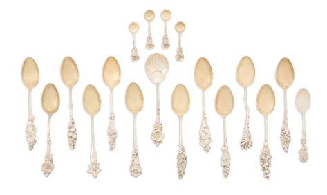 Reed & Barton "Harlequin" Sterling Silver Spoons