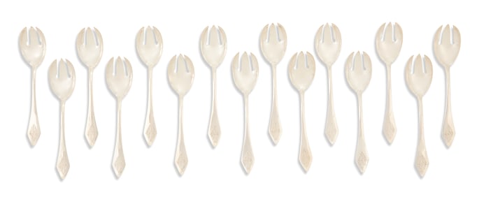 Fifteen Durgin "Chatham" Ice Cream Forks