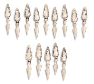 Set of Sterling Silver Corn Cob Picks