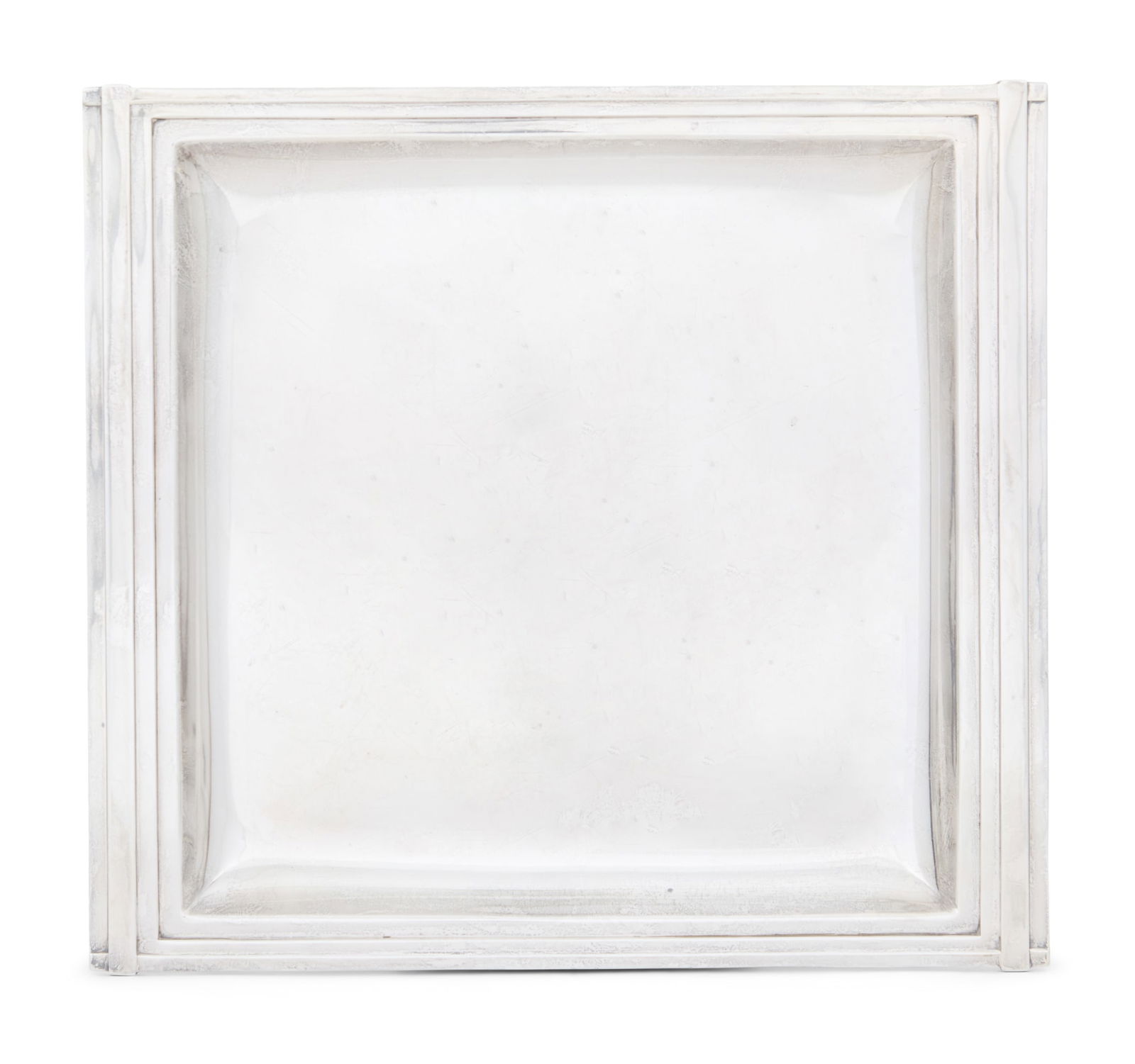 American Modernist Sterling Silver Drinks Tray (1 of 2)