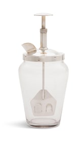 English "The Rapid" Silverplate Cocktail Shaker