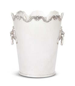 English Sterling Silver Wine Cooler