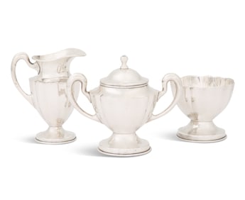 Mexican Sterling Silver Cream & Sugar Set