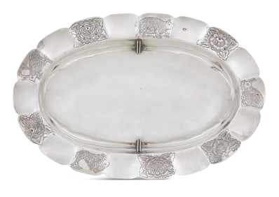 Sanborn's Sterling Silver Vegetable Dish