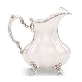 Poole "Lancaster Rose" Sterling Water Pitcher