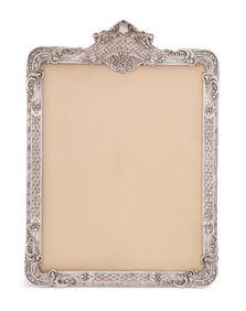 Large American Silverplate Picture Frame