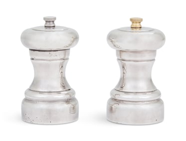 English Sterling Silver Salt & Pepper Mills