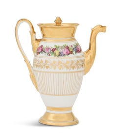French Paris Porcelain Coffeepot