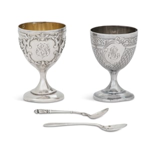 Two French Belle Epoque Coquetiers