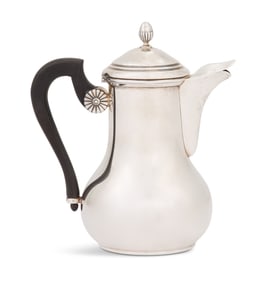 French Silver Hot Milk Jug