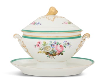 French Limoges Tureen and Platter