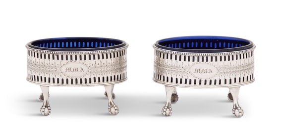 Pair of George III Sterling Silver Salt Cellars