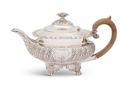Regency Sterling Silver Teapot