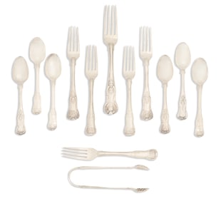 Regency to Victorian "King's" Sterling Flatware