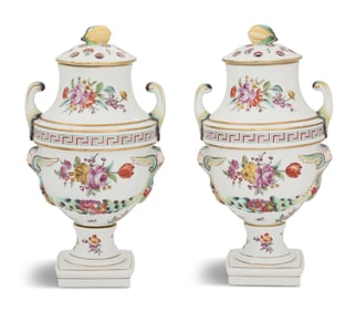 Pair of Chelsea House Potpourri Urns