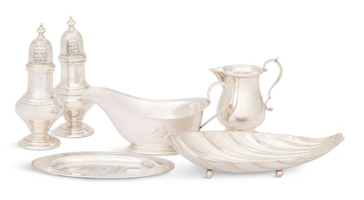 American Colonial-Style Sterling Silver Tableware