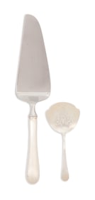 Two Tuttle "Hannah Hull" Sterling Serving Pieces