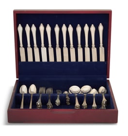 Gorham "Clermont" Sterling Silver Flatware Set