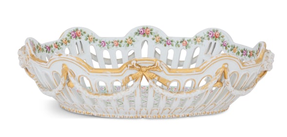 Reticulated Porcelain Centerpiece