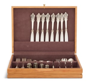 Wallace "Grand Baroque" Sterling Flatware Set