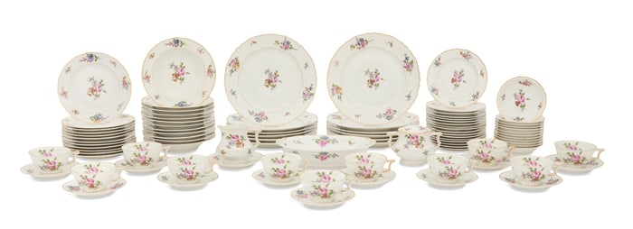 French Haviland Limoges "Chantilly" Service
