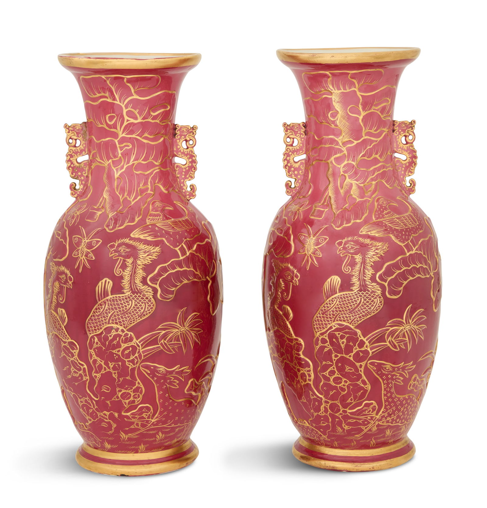 Pair of English Chinoiserie-Style Vases (1 of 6)