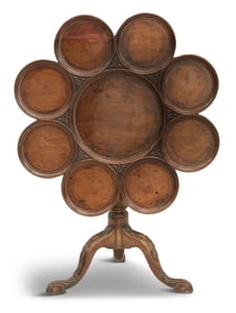 George III Mahogany Dessert Table