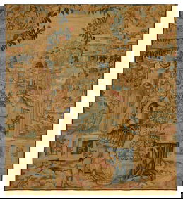 Flemish Hand-Woven Tapestry