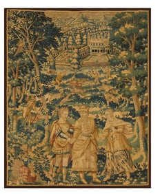 Continental Polychrome Tapestry