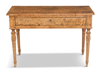 Continental Fruitwood Side Table