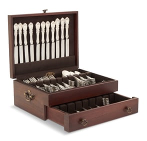 Reed & Barton "Burgundy" Sterling Flatware Set