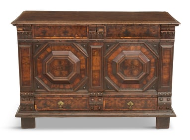 Continental Walnut Coffer