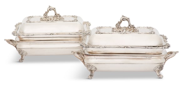 George IV Old Sheffield Plate Entree Dishes