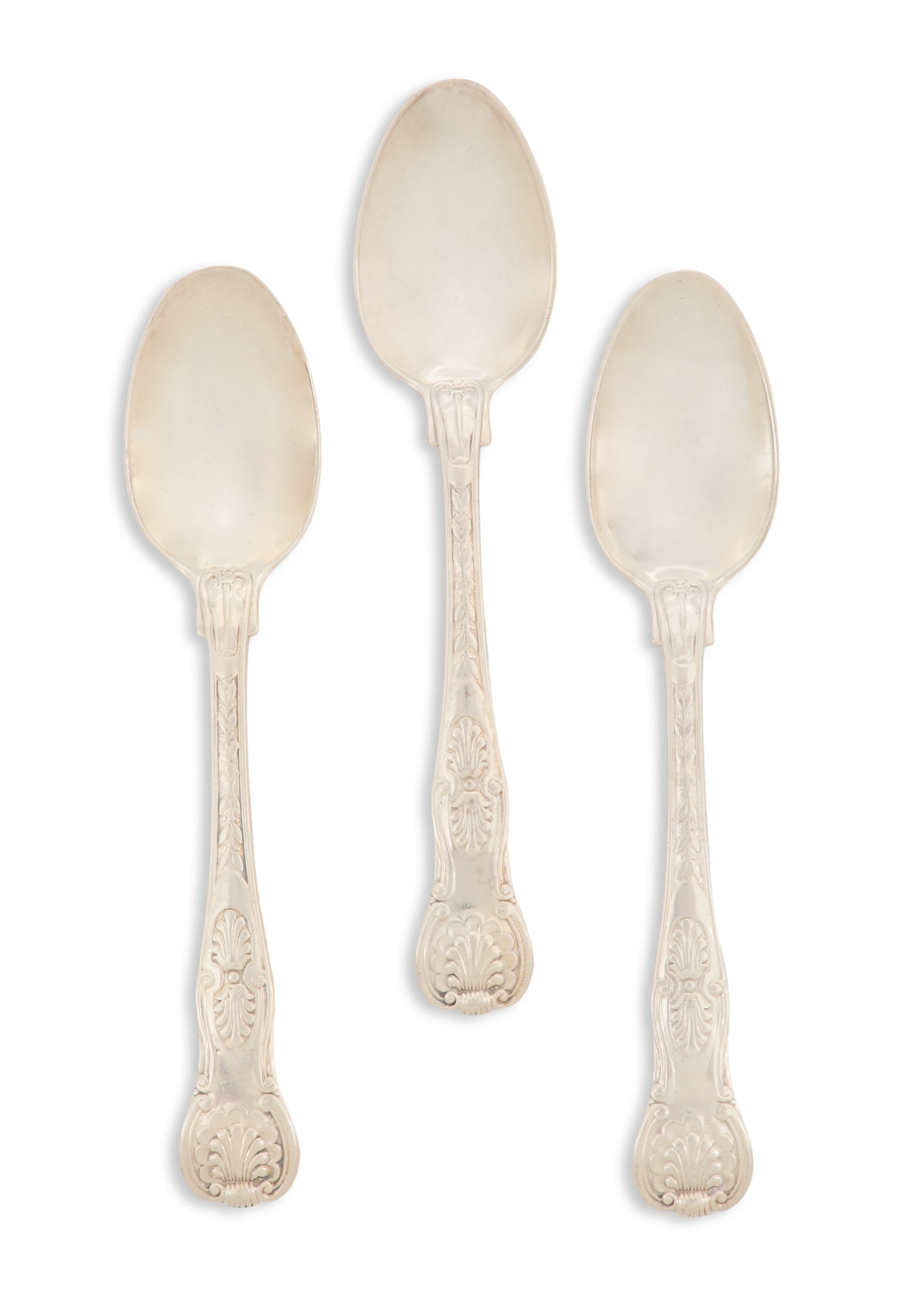 Three Paul Storr Sterling Silver Teaspoons (1 of 3)