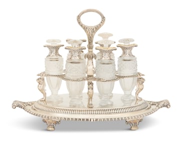 Paul Storr Sterling Silver Cruet Frame