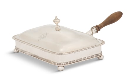 Good Regency Sterling Silver Cheese Dish