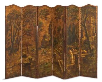 Continental Six-Panel Leather Screen