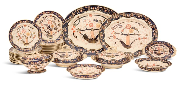 Copeland Creamware Dinner Service