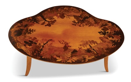 Buchschmid & Gretaux Inlaid Coffee Table